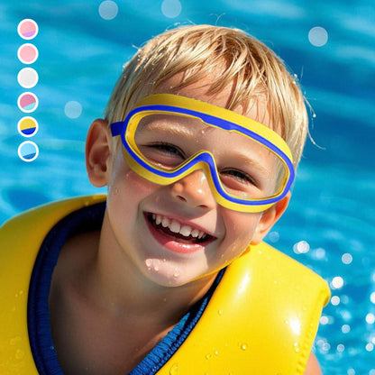 🏊53% rabatt på sommaren✨HD simglasögon för barn med stor ram, vattentäta och imfria